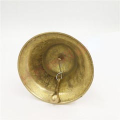 7.48″ Taoist Articles Trigeminal Bronze Bells Sanqing Taoist Ritual Bronze Bells