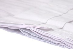 Cotton blend Salt White Hakama Uniform Pants Samurai Trouser For Japan Kendo