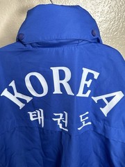 MOOTO Boys / Girls Blue & WhiteJacket Martial Arts Taekwondo Korea Size 130 (00)