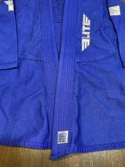 ELITE SPORTS Youth C00 Blue Brazilian Jiu Jitsu Martial Arts GI Uniform Top