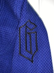 Youth Jiu Jitsu Gi *Gameness Air Gi* Size 00 Blue BJJ Kimono Top Only EUC