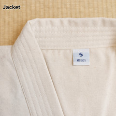 Unbleached Karate Gi Natural Off White Full Contact Canvas Jacket Twill Pants