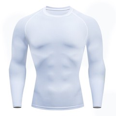 Pure Color BJJ Rashguard-Professional BJJ Rashguard Long Sleeves Tight-fitting u