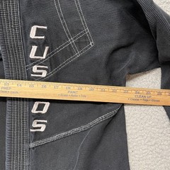 Custos Athletic Gi Set Adult A2 Black Jiu Jitsu Ripstop MMA Grappling *No Belt