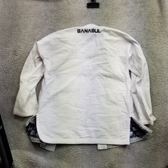Jiu jitsu Gi Sanabul NASA A0 RARE White Space MMA TOP ONLY SEE DESC
