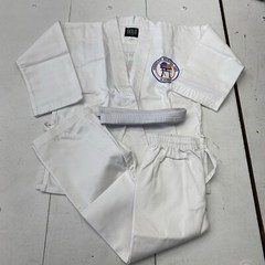 Bold Look Martial Arts Karate Gi White 7.5oz Traditional Set 300-W Size 1 New