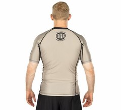 Fuji Special Ops MMA BJJ Jiu Jitsu ShortSleeve Short Sleeve SS Rashguard – Tan