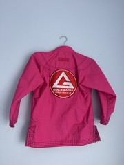 GRACIE BARRA Jiu Jitsu Gi Girls PINK Equipe GB Edition Lite Ripstop Kimono Y4