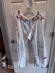 Sanabul Highlights Pro Competition BJJ Jiu Jitsu Gi – White/Orange – Size A3