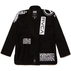 Black BJJ Suit Shoyoroll Brazilian Jiu Jitsu Gi 450gsm RVCA Uniform Batch# 105
