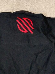 Sanabul Gi Top Brazilian Jiu Jitsu Size A0 Black Red Embroidery Martial Arts MMA
