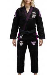 Raven Fightwear Women’s La Calavera Catrina Brazilian Jiu Jitsu Premium BJJ Gi