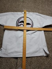 Breakpoint Jiu Jitsu Gi Kimono Top Size K3 Youth White Long Sleeve Belt