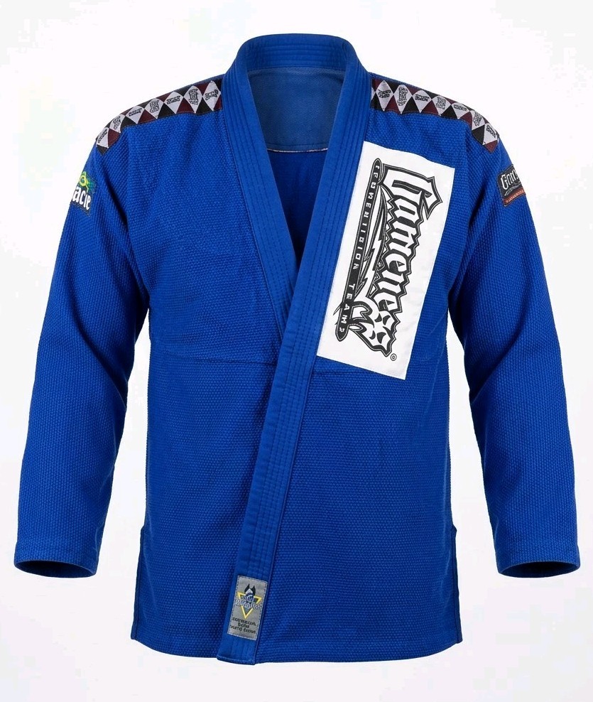 Gameness A2 Brazilian Jiu-Jitsu BJJ Professional Fighting System Jacket Blue