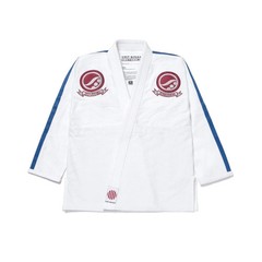 Shoyoroll Batch 107 BJJ Gi V1 Umit Benan White/Maroon 450 GSM – Free Bag