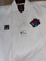 Mooto TaeKwonDo Martial Arts Standard Uniform Size YS 130 (6-8) Mint Condition