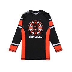 Shoyoroll Batch #131 Enforcers Rash Guard LS & Training Fitted Shorts Jiu Jitsu