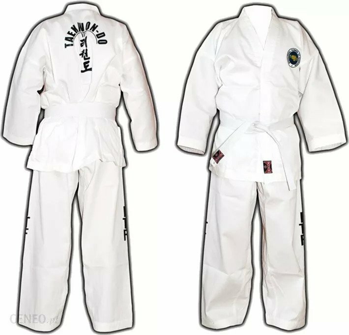 Dragon Sports Dobok Taekwondo ITF Kimono White Size 190 cm (6’2″)