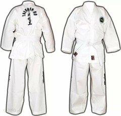 Dragon Sports Dobok Taekwondo ITF Kimono White Size 190 cm (6’2″)