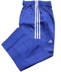 Adidas Champion 3-stripe Open Dobok/Martial Uniform/TaeKwonDo/Karatedo/Gis/Blue