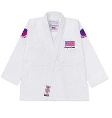 Shoyoroll White Jiu Jitsu Uniform Batch 151 24 Americana Kimono BJJ 450 GSM