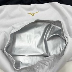 Mizuno Sauna Suit Weight Loss Wear Round Neck Silver Gray × Black Training Set