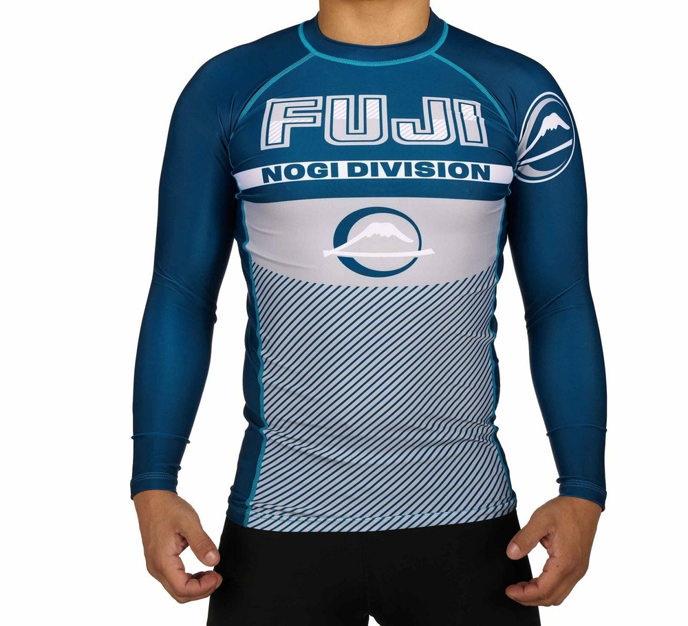 Fuji Reversal MMA BJJ Jiu Jitsu LongSleeve Long Sleeve LS Rashguard – Navy Blue
