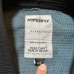 Hyperfly StarLyte A1 A1S BJJ Jiu Jitsu Kimono Gi Blue Fight Top Patch Logo