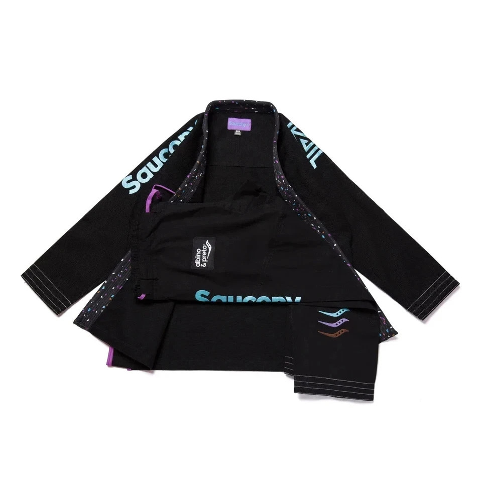 Albino & Preto A&P x Saucony BJJ Gi Premium Brazilian Jiu-Jitsu Kimono Training