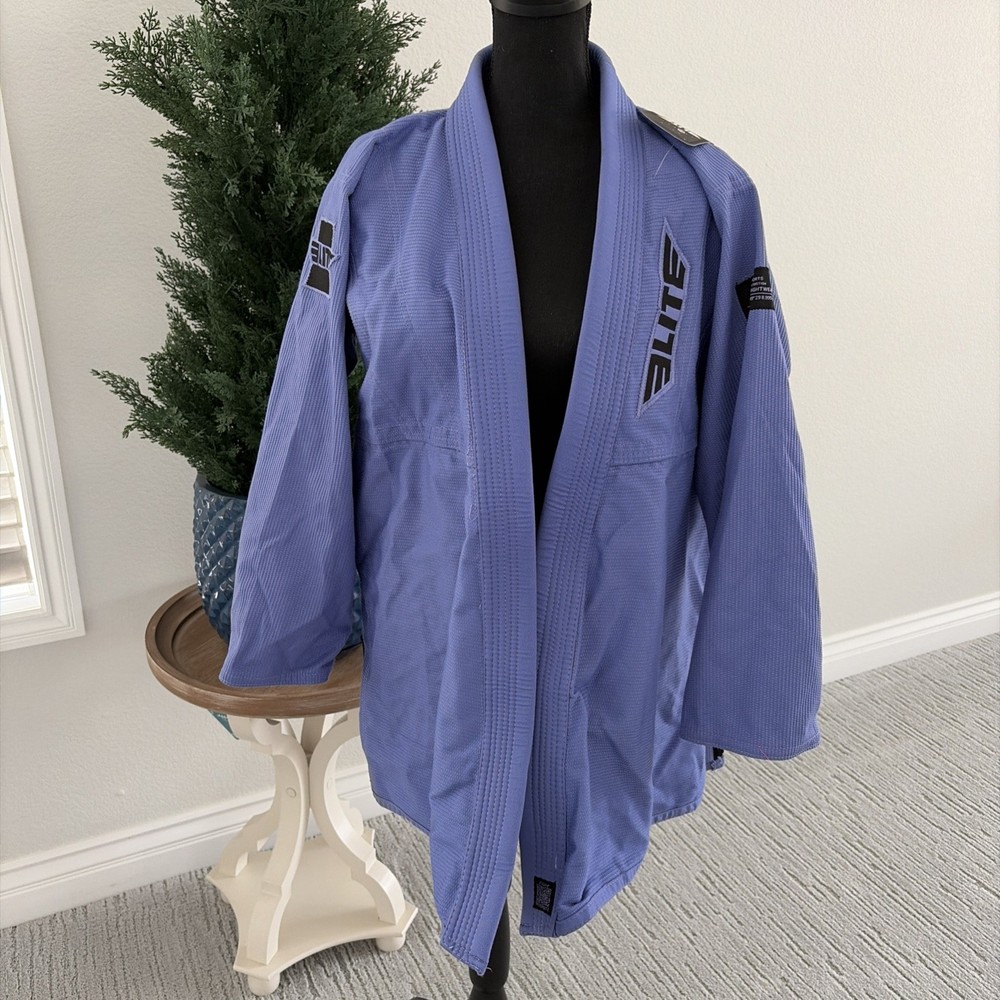 NWT Elite Sports Womens F4 Gi Kimono Jacket Purple Lavender Martial Arts Top