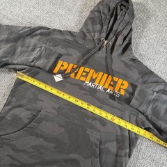 Premier Martial Arts Men’s Black Camo MMA Sweater Hoodie Drawstring