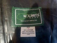 Vtg Martial Arts Karate Suit Heavyweight Fabric Top-Bottom No Limits Gear Sz 7