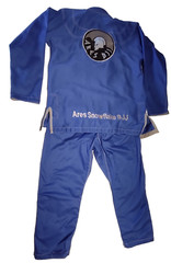 Karate Gi Martial Arts Uniform Costume Size A2 Blue Karate Dress For Adults