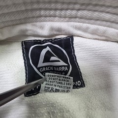 Gracie Barra Jiu Jitsu Kimono Set White Top Pants Equipe GB 5/180 Uniform Logo