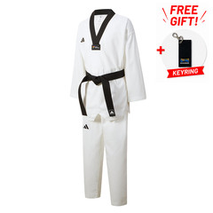Adidas New Version ADI-CHAMPION 2 Taekwondo Uniform CHAMP-2 WT Dobok TKD + Gift
