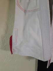 Gracie Barra Equipe Jiu Jitsu Gi Jacket Y6 Kimono White Top Only Size Youth 6