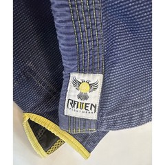 Raven Fightwear Kimono Jacket Wolf Interior Size A3 Tall Blue