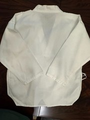 Youth martial arts outfit set. White. Youth Size 1. Taekwondo, karate.