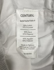 Century Youth Karate Uniform Size 0 White Kid’s Martial Arts Taekwondo Costume
