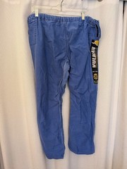 Vulkan Pro Lite BJJ Pants A3 Blue Drawstrings 100% Cotton Size W38 Inseam 26