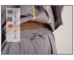 Shaolin Buddhist Monk Meditation Kung Fu Uniform Cotton Suit Temple Tai Chi sets