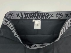 Shoyoroll Mens Black Mma Jui Jitsu Compression Leggings Black Logo L #8864