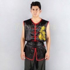Sleeveless Kung Fu Taichi Uniform Martial Arts Suit Changquan Nanquan Outfit Hot