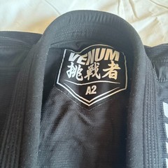 GUC Black Venum BJJ Gi Challenger Ji Jitsu Uniform & Bag (Size A2)