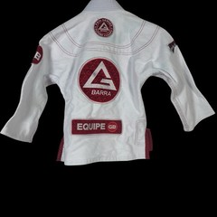 Gracie Barra Kimono/Gi Jacket Youth Size Y3 White Storm MMA Jiu Jitsu