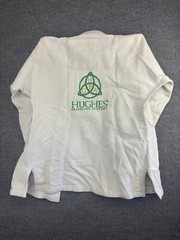 93 Brand Jiu Jitsu Gi Jacket Men’s A2 White MMA Hughes Grappling Academy Logo
