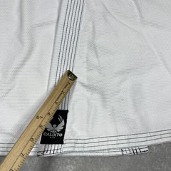 CALIXTO BJJ Brazilian Jiu-Jitsu Gi TOP ONLY Size A3 White/ Black