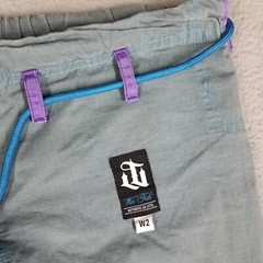 War Tribe Jiu Jitsu Pants W2 Gi Zubon Ripstop Blue 29″ Martial Arts
