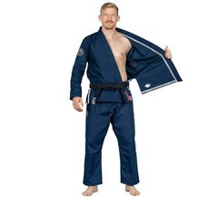 Fuji Flow Tech Breathable Mens Brazilian Jiu Jitsu Gi JiuJitsu BJJ – Navy Blue