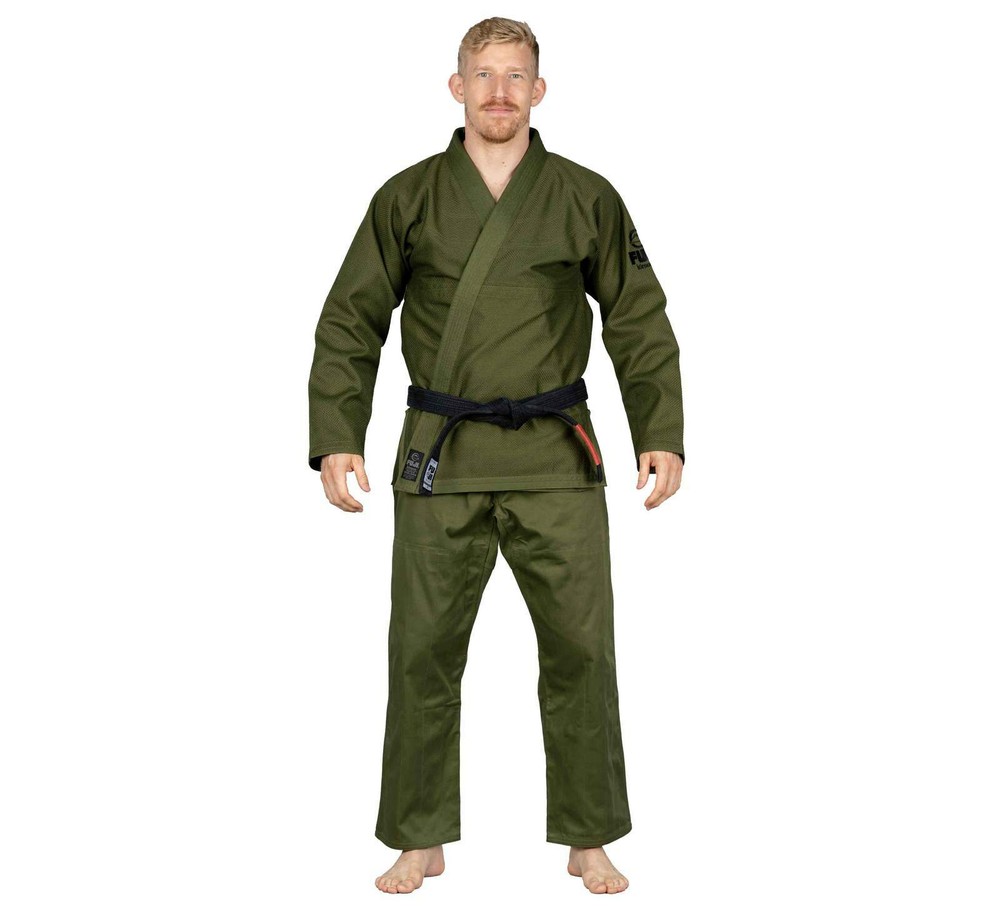 Fuji Sports All Around Mens Brazilian Jiu Jitsu Gi Jiu-Jitsu BJJ Military Green